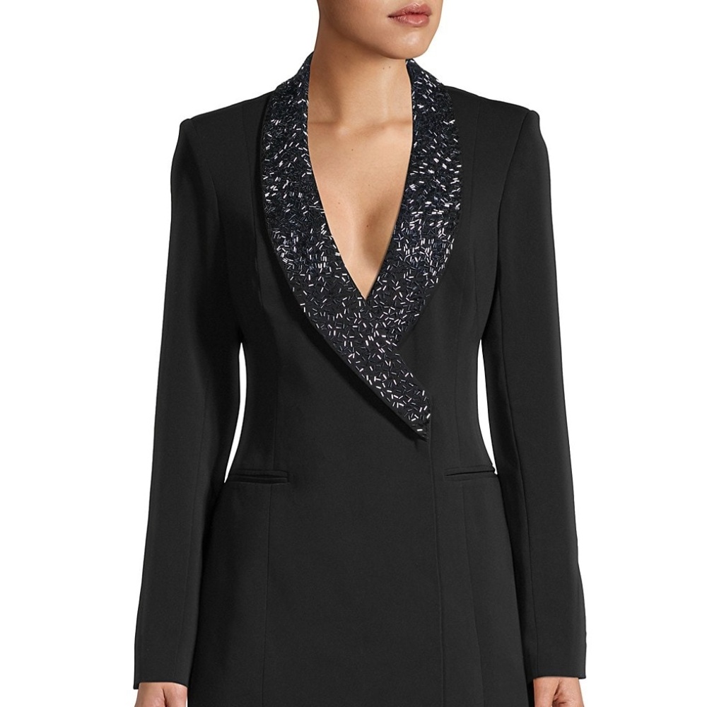 NWOT Jay Godfrey Austin Embellished Lapel Blazer dress sequin dress - Picture 6 of 8